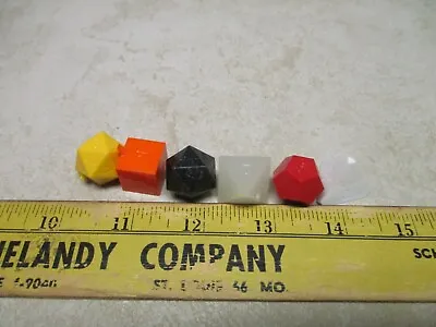 VTG Collectors Lot Polyhedral Dice D&D RPG Gaming D4 D20 D8 Rare Pearl Orange • $19.95