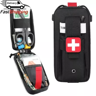 US Tactical First Aid Kit IFAK Pouch Molle Medical Emergency EMT Trauma EDC Bag • $11.99