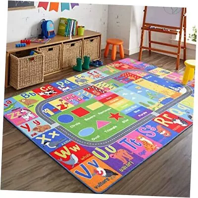  Kids Educational Rug Kids Collection Area Rug For Learning Alphabet 4x6 Feet • $69.57