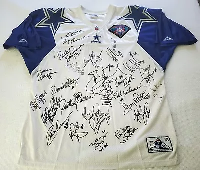 Dallas Cowboys Legends Autographed Jersey - 26 Signatures - One Of A Kind Item • $4300