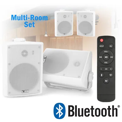 Wireless WiFi Bluetooth Active Speakers Airplay Android Multi-Room 50w (2 Sets) • £299