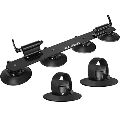 ROCKBROS Suction Cup Bike Rack For Car Roof Top Sucker Bike Rack Quick Release A • $184.77