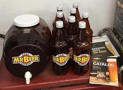 Mr Beer Barrel Keg Dispenser & 8 Bottles Kit Home Brew • $14.99