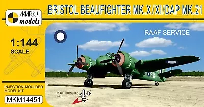 1/144 WW2 Fighter: Bristol Beaufighter Mk.X/21  [RAAF] #14451 : MARK1 • $29.95