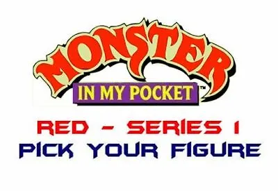 Monster In My Pocket - Series 1 - Mini Figure MIMP Matchbox MEG - Red  • $3.72