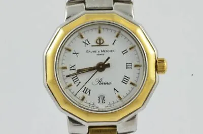 Baume Mercier Riviera Women's Watch With Steel Bracelet Quartz 5231 Wrist BM032 • $663.32