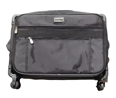 $69.99 • Buy TUTTO Machine On Wheels Black Case Large Pet Pull Carrying Sewing Organizer