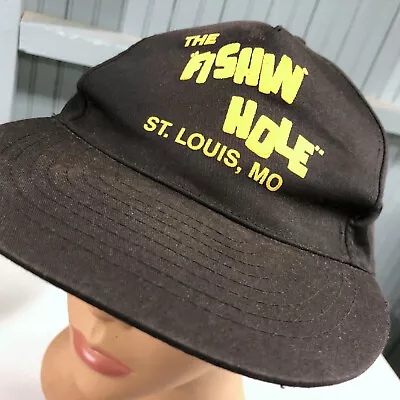 Fishin' Hole St. Louis Mercury Outboards Beat Up Snapback Baseball Cap Hat • $12.20