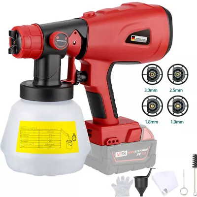 Cordless Paint Sprayer For Milwaukee M18 18V XC Li-ion Battery Handheld Painter • $74.39