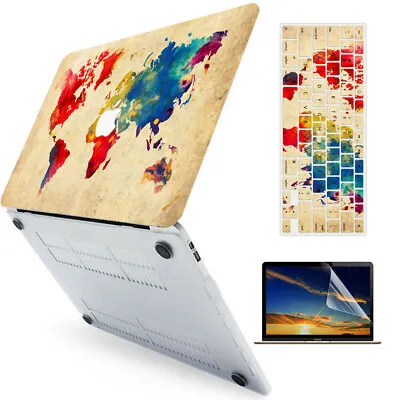 £10.79 • Buy Pattern Hard Case Cover + Keyboard Skin For MacBook Air Pro 13 14 15 16 #1224