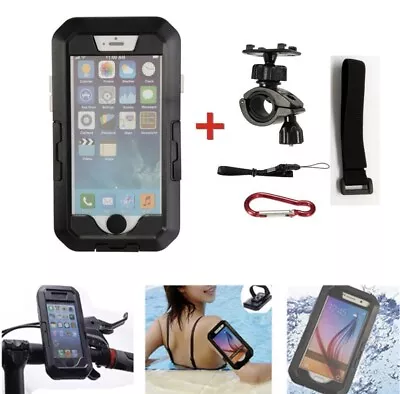 IPhone 7 Plus/6 Plus/6S Plus Waterproof Phone Case & Mount - Brand New • $19.12