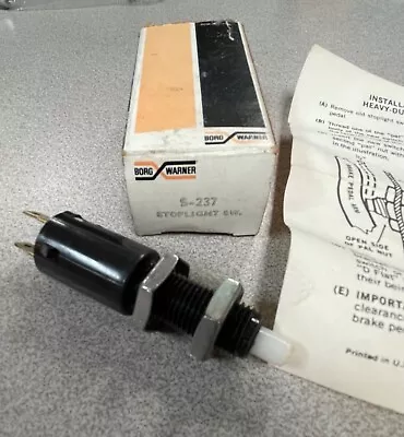 Vintage Borg-Warner NOS Stoplight Switch - S-237 • $15