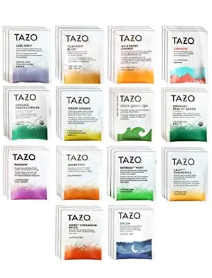 £26.52 • Buy Tazo Tea Bags Sampler Assortment Variety Pack Gift Box - 42 Count - 14 Differ...