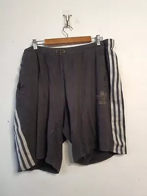 Adidas Shorts Mens Size 2xl Grey Gray Big Oversized Gym Activewear • $21