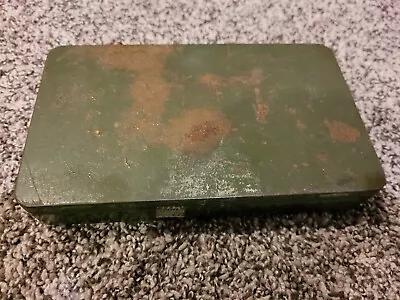 Vintage Green Metal Utility Box • $25