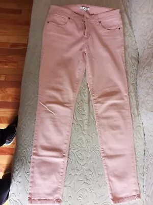 CAbi Sz 6 Women Cotton Stretch Skinny Jeans Light Pink Beautiful EUC • $18