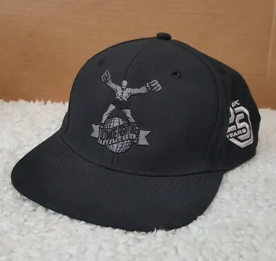 REEBOK UFC 25 Years Black Cap Hat  Headmost Snapback - Ultimate Fighting Logo • $18.50
