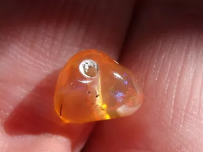 2.49 Ct. Mexican Cantera Fire Opal Bead For Necklace Jewelry • $105