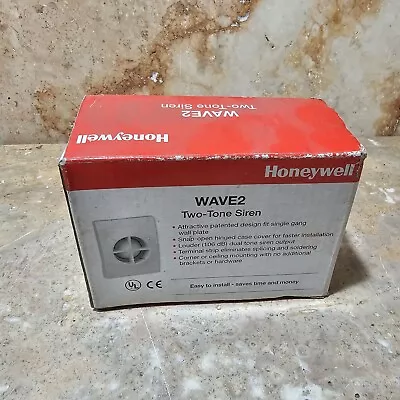 Honeywell Wave2 Two Tone Siren Dual Commercial Security DSC GE Ademco Lynx • $15