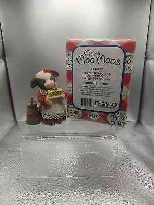 1997 Mary's Moo Moo's  It's Butter To Give Then To Receive  #274437 With Box • $5