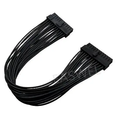 ATX 24Pin To 20+4Pin Power Supply Cable PSU 20 /24Pin Male To 24Pin Male Port Ji • £5.50