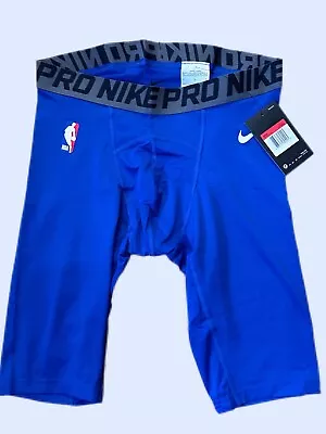 Nike NBA Elite Pro Compression Tight Shorts Size L-T 860802-495 • $19.99