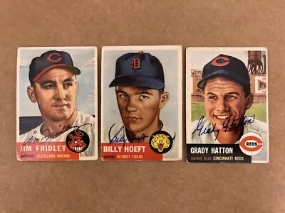 Grady Hatton  Autographed Signed 1953 Topps  Card With COA • $20.50