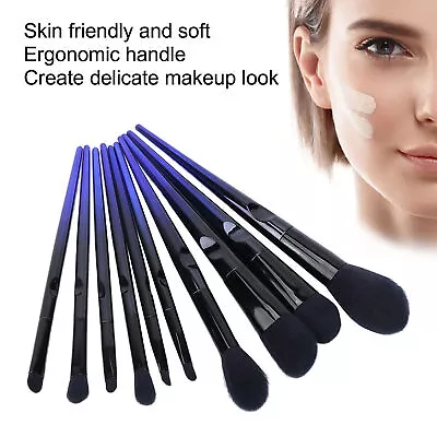 10pcs Professional Eyeshadow Blush Brush Portable Soft Hair Cosmetic Brush • $15.66