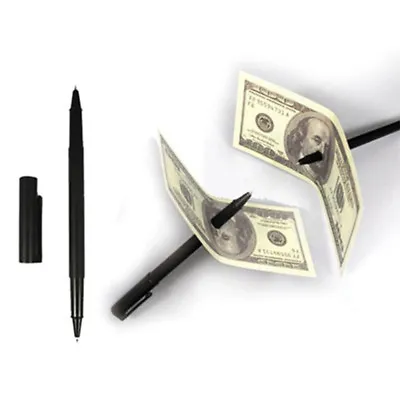 Magic Pen Close Up Penetration Through Paper Dollar Bill Money Tricks Tool • $1.31