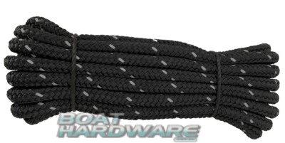 $20.85 • Buy Dock Line Mooring Rope 10mm*6m Reflective Nylon Double Braid Boat Fishing Yacht