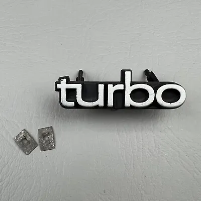 1999 Saab 9-3 Turbo Front Grille “turbo” Emblem Badge Logo 4400743 OEM • $59