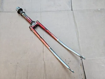 Vintage 27  Road Bike Steel Rigid Fork 1  Threaded Steerer + Headset • $25