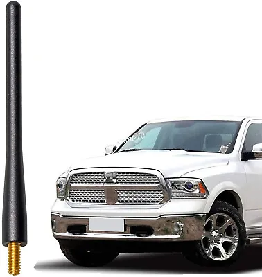 Short Antenna AM/FM Mast Black Replacement Fits 2009-2018 Dodge Ram 1500-3500 • $9.99