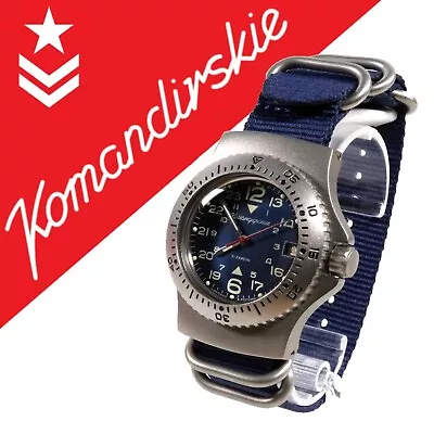 VOSTOK KOMANDIRSKIE 2416 / 280990 RUSSIAN Mechanical Military Watch • $116.50