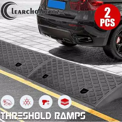 Heavy Duty Kerb Curb Ramp Threshold Ramps For Car Truck Wheelchair Motorbike AU • $20.35