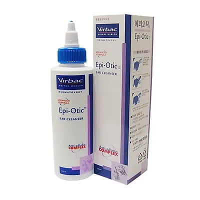 Virbac Epi-Otic Ear Cleanser ADVANCED FORMULA 125ml / 4.3oz For Dog And Cat • $27.99