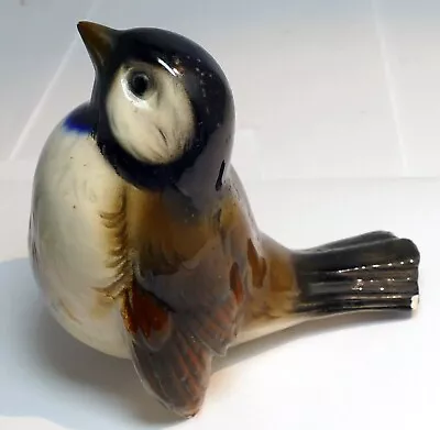 Goebel Brown Chickadee Sparrow Bird Figurine West Germany  Vintage • $17.32