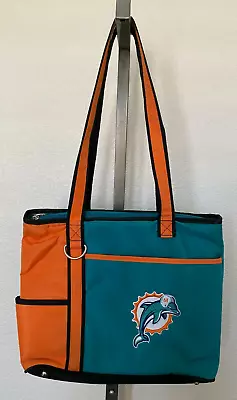 Vintage Profanity By Little Earth NFL MIAMI DOLPHINS Shoulder Handbag Tote • $44.99