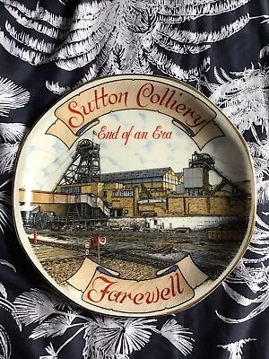 Sutton Colliery Miners Plate • £9.99