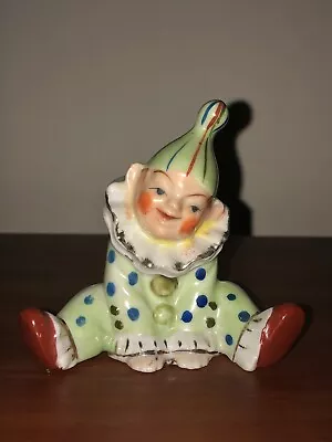 Ucagco China Ceramic Jester / Clown (Made In Japan) Vintage Figurine - VERY GOOD • $15