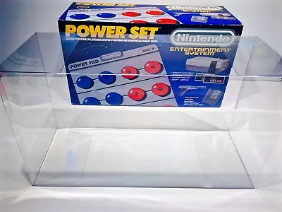 1 Console Box Protector For NES POWER SET Clear Custom Nintendo Display Boxes • $21.99