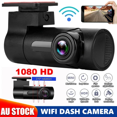 $34.95 • Buy Wifi Car DVR Dash Camera Monitor Dashcam Recorder Cam Full HD 1080P Night Vision