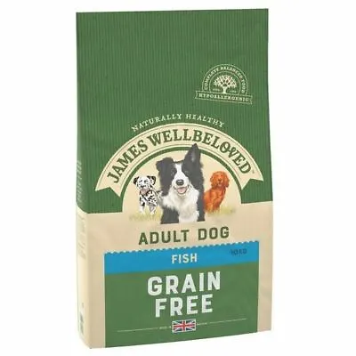 Wellbeloved Fish & Vegetable Adult Grain Free Dog Dry Food Kibble Puppy 10kg • £77.78