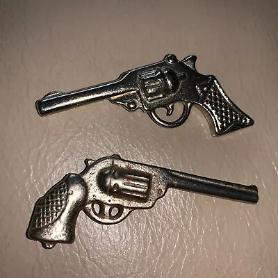 Miniature Solid Metal Toy Gun (2) • £16.22