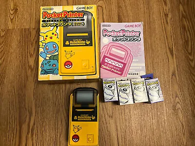 Nintendo Game Boy Pocket Printer Pikachu Pokémon Yellow • £129.50