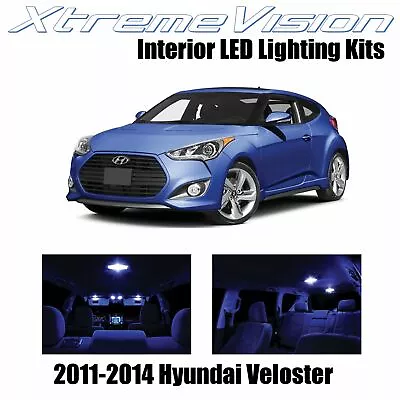 XtremeVision Interior LED For Hyundai Veloster 2011-2014 (7 PCS) Blue • $9.99