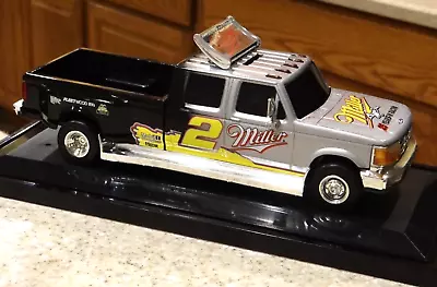 ACTION Nascar #2 RUSTY WALLACE FORD MILLER 25 YEARS Dually Truck Bank 1:24 Scale • $44.95