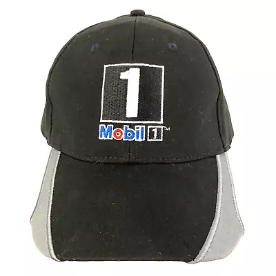 Mobil 1 Racing Hat Spell Out Logo Golf Beach Nascar F1 Baseball Adjustable Cap • $24.99