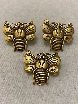 Museum Of Modern Art MMA Bee Honey Bee Bumble Bee Pierced Earrings And Brooch • $15