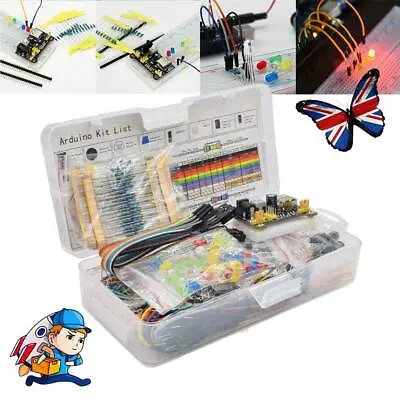 £17.46 • Buy Electronic Component Starter Wires Breadboard Buzzer LED Resistor Transistor Kit